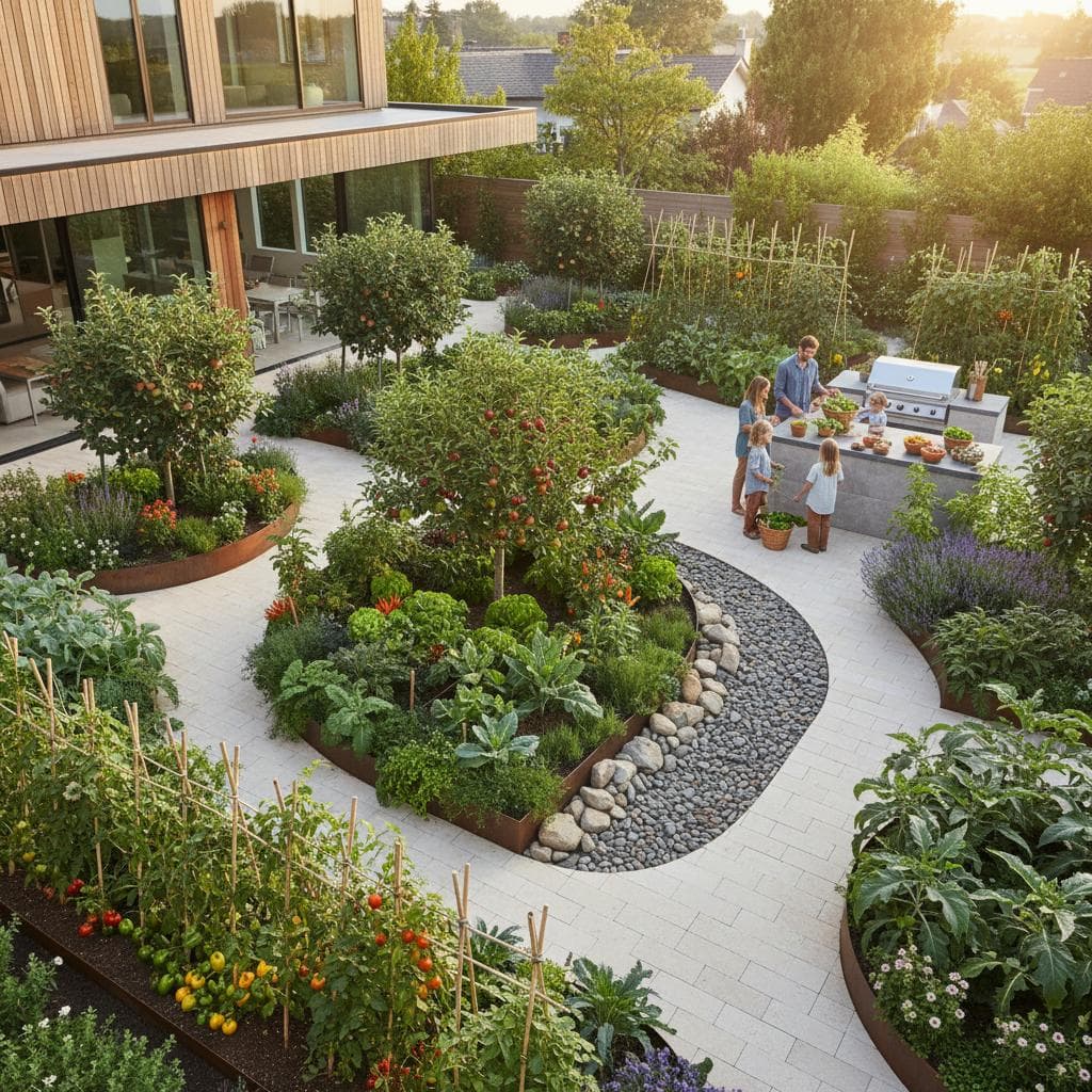 Edible Landscapes Replace Lawns in Modern Yards