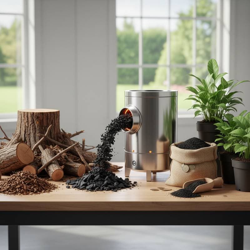 Turn Yard Waste Into Profit With Biochar Production