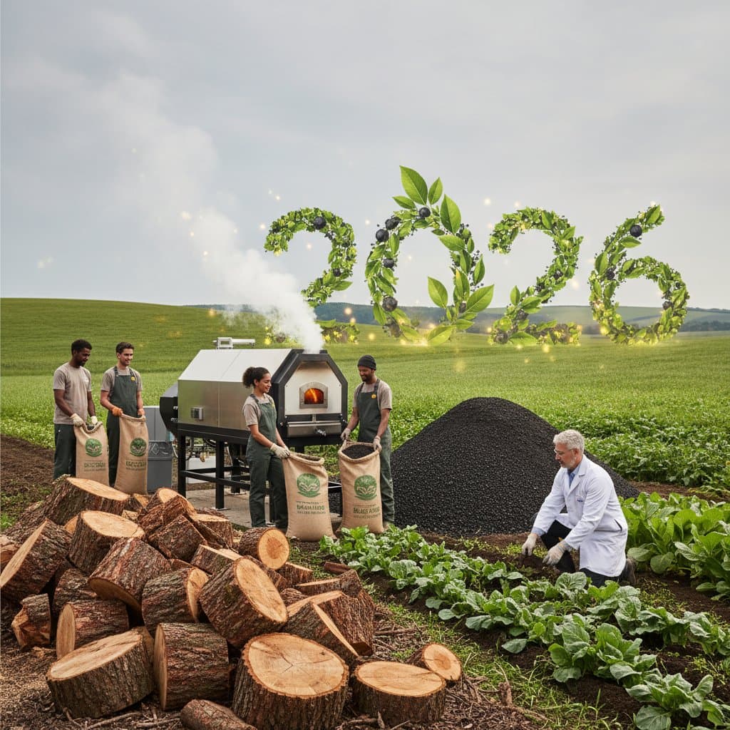 Featured image for Turn Stumps into Profitable Biochar by 2026