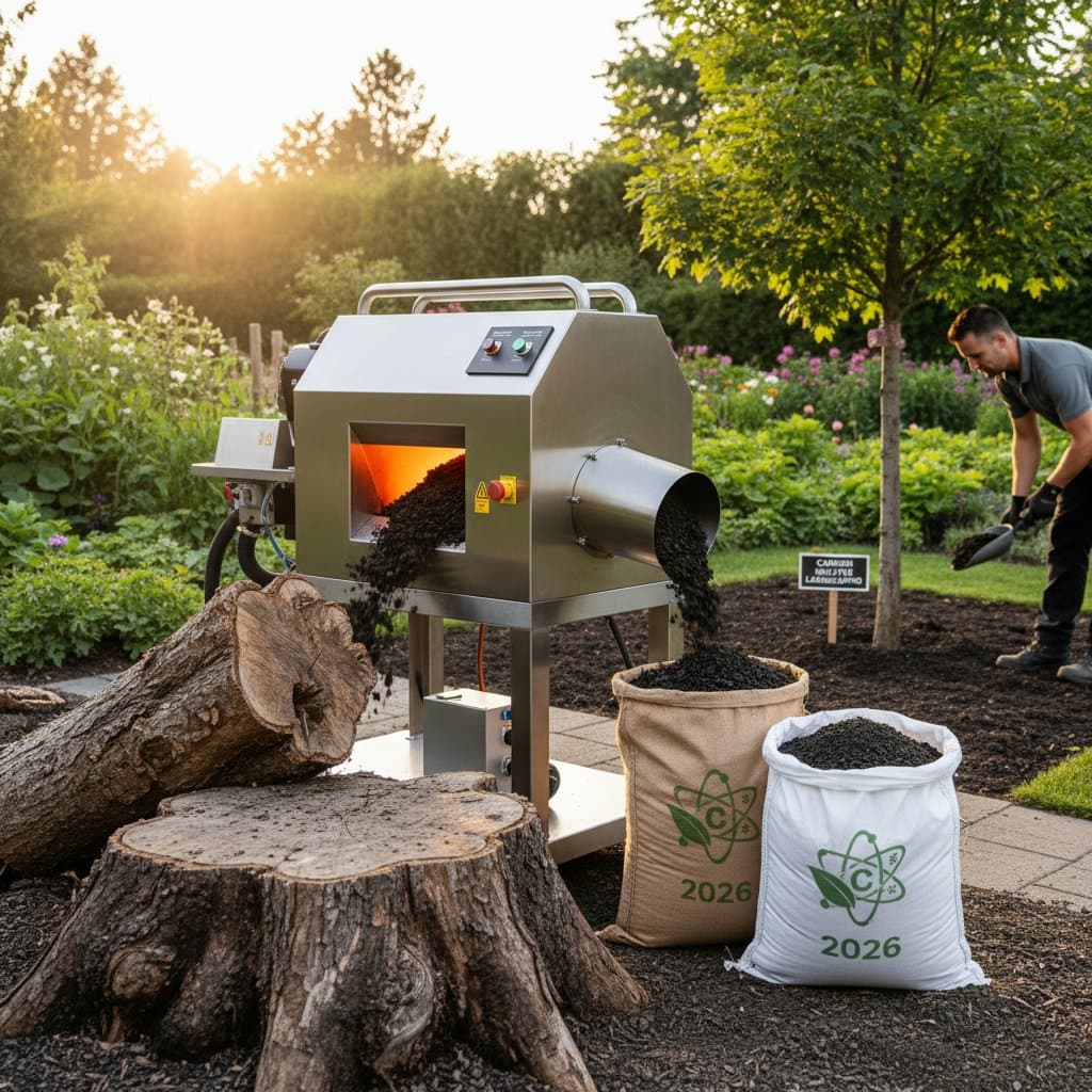 Stump Waste to $200/Ton Biochar Revenue Stream