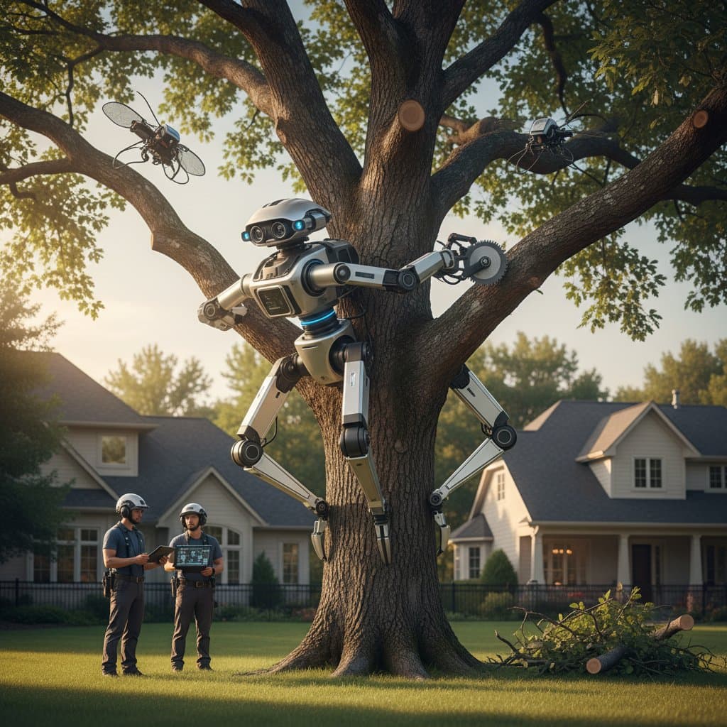 Robot Climbers Cut Tree Trimming Time by 70 Percent