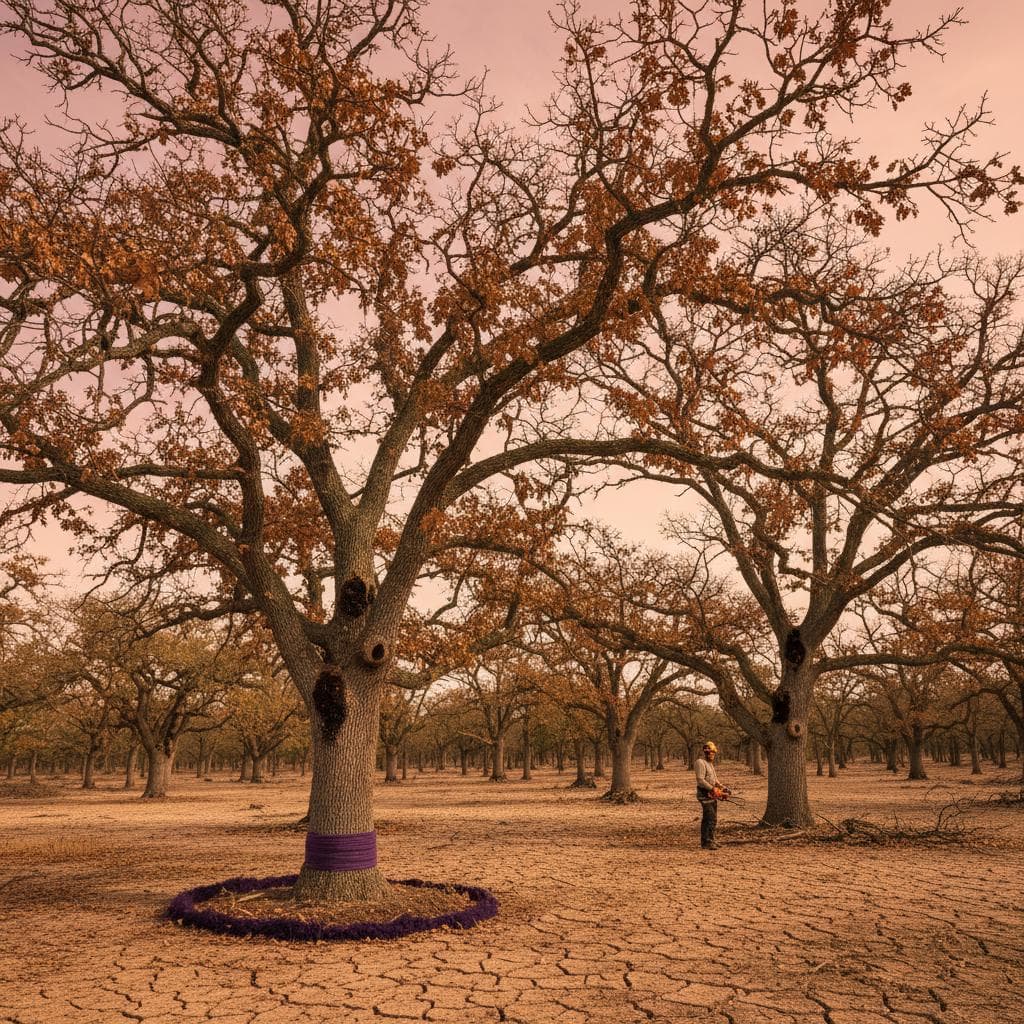 Oak Wilt Surges 300% as Southern Droughts Weaken Trees