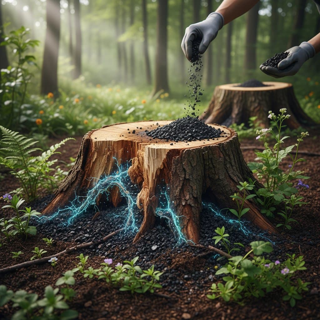 Featured image for Biochar Cuts Stump Decay Time While Enriching Soil