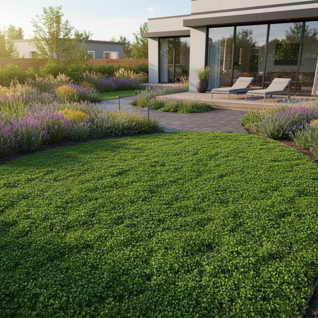 Micro-Clover Lawns Cut Water Use by 80 Percent