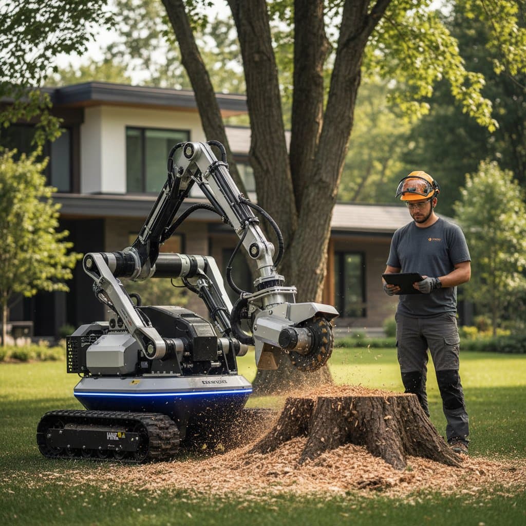 Robotic Stump Grinding Cuts Removal Time by 67%
