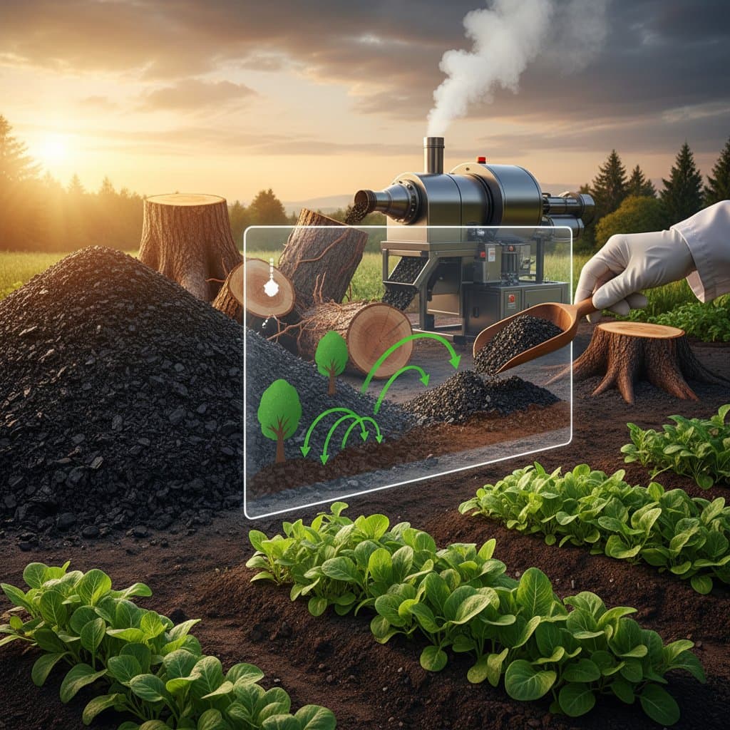 Stump Waste to $200/Ton Through Biochar Production