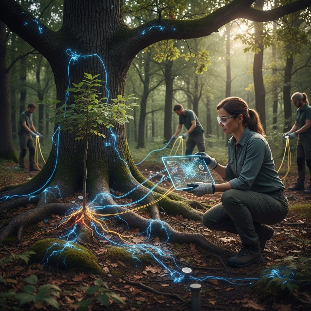 Featured image for Trees Already Talk Through Underground Fungi Networks