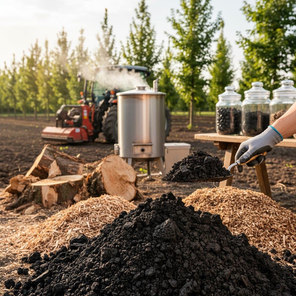 Turn Stump Waste Into $500/Ton Biochar Profit