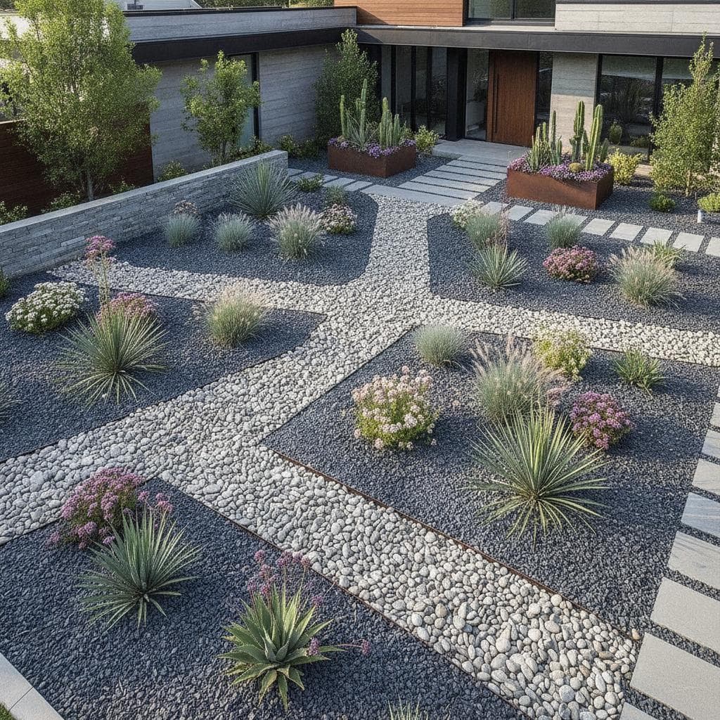Gravel Gardens Cut Water Bills While Replacing Mulch