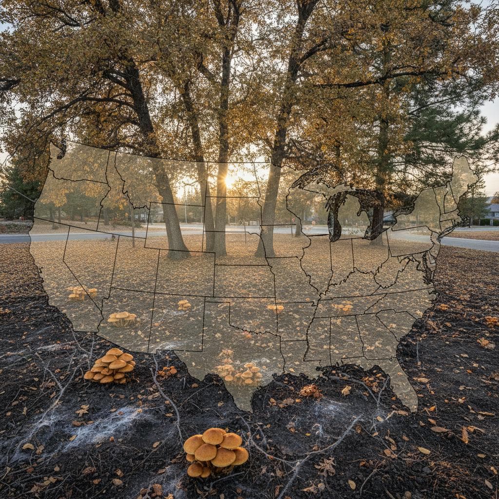 Armillaria Root Rot Spreads Across 8 States Fast