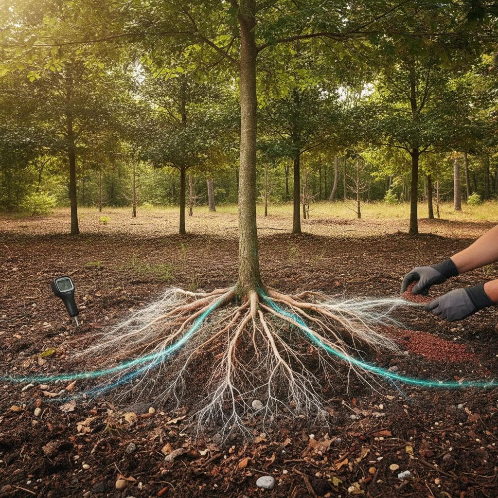 Mycorrhizal Fungi Cut New Tree Deaths by 60 Percent