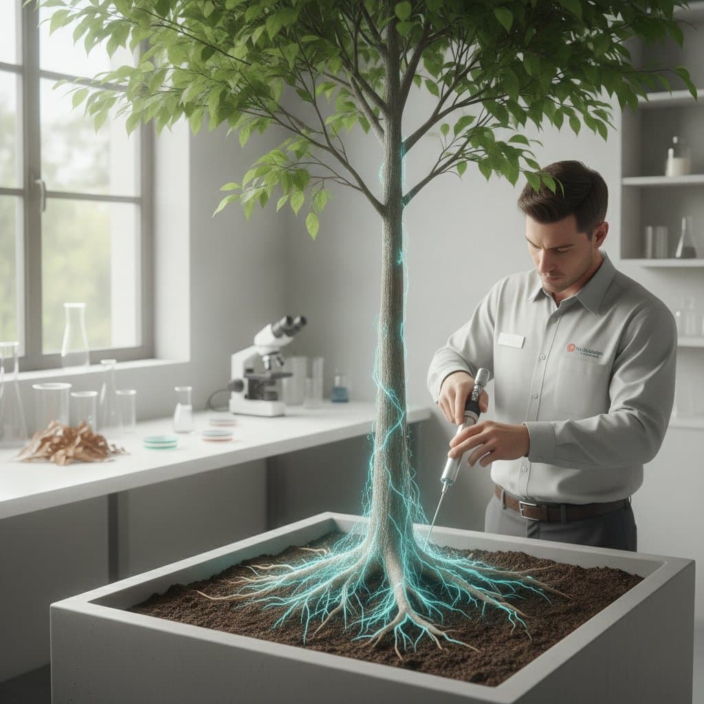 Mycorrhizal Fungi Restore Tree Health Through Roots