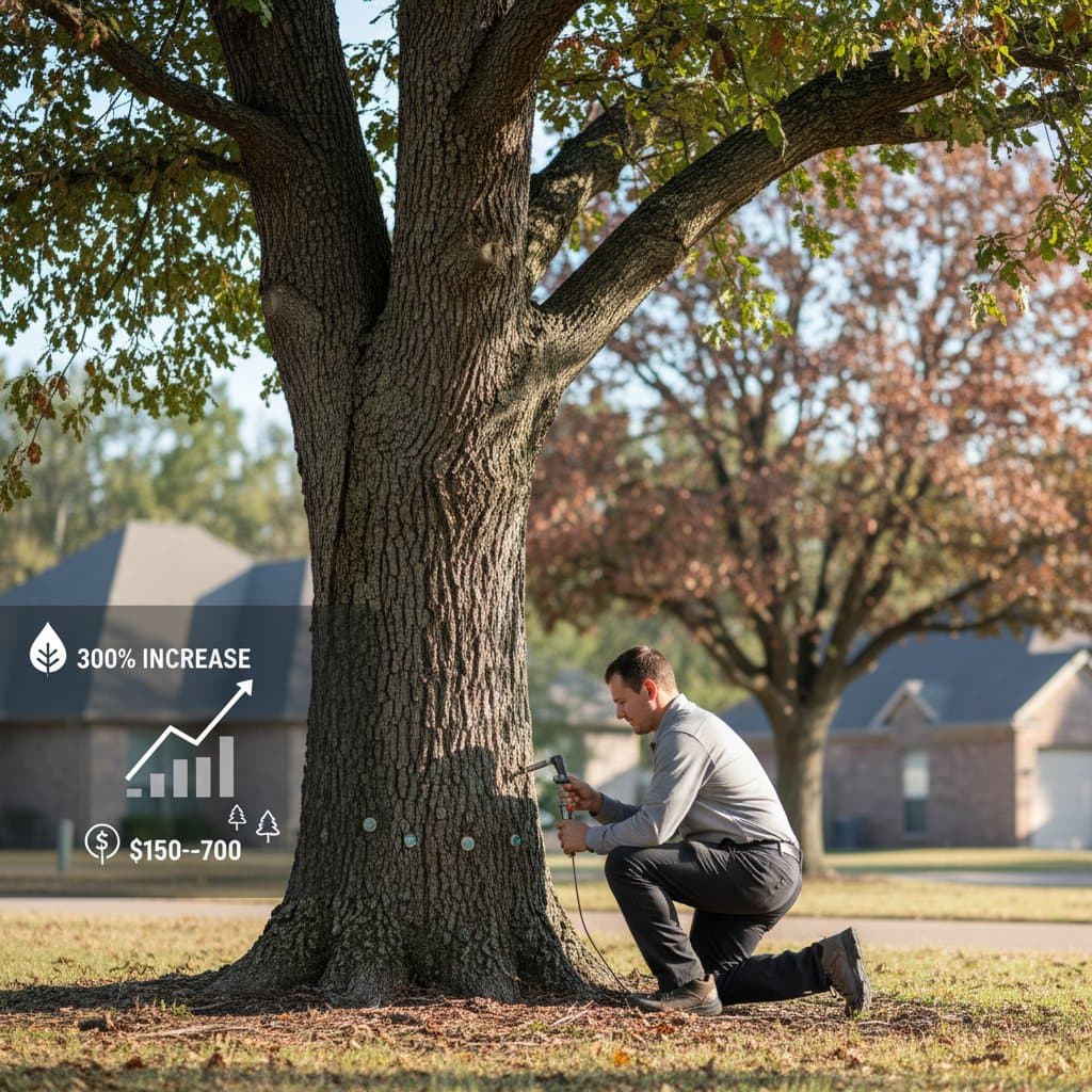 Featured image for Oak Wilt Treatment Costs $150-$700 Per Tree